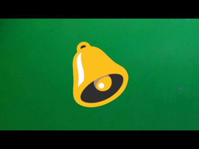 Bell Icon Green Screen 4u free