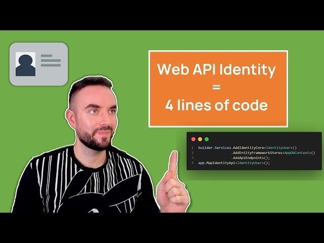 ASP.NET Web API Identity in 5 minutes (user register, login ..)