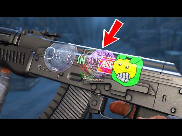 HOW TO MAKE CS2 CUSTOM STICKER CRAFTS!!