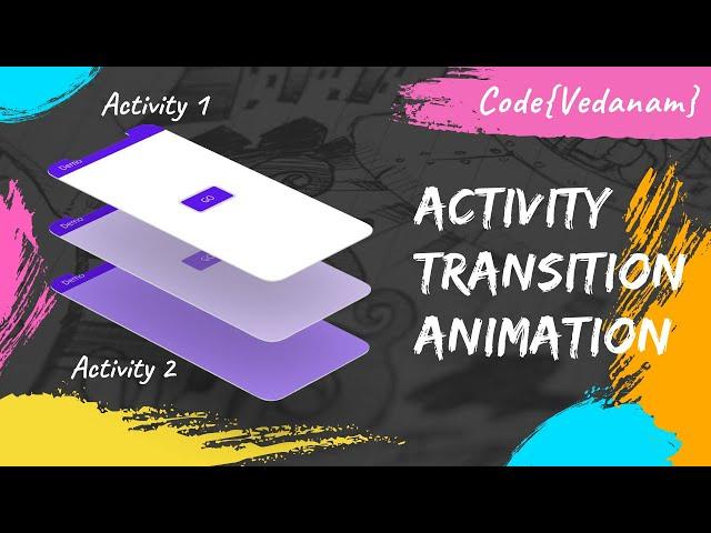 Activity Transition Animation | #android #java #transitions #activity #animations