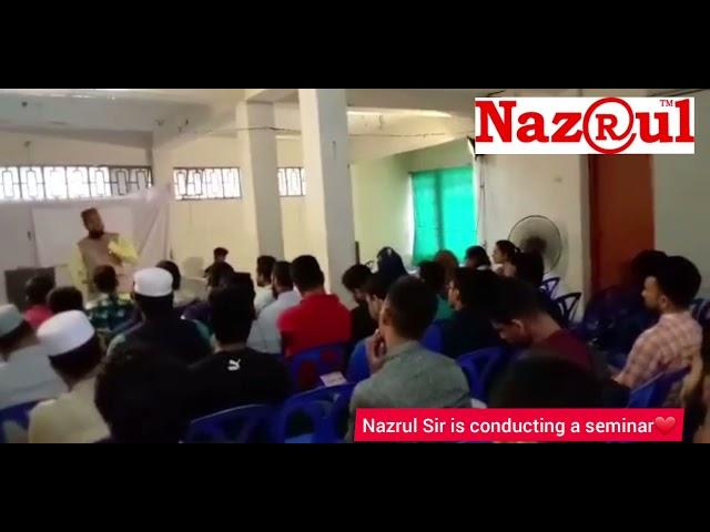 Nazrul Sir is conducting a seminar - Nazrul IELTS