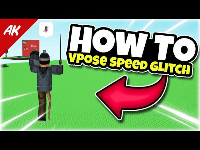 How To Hyper Vpose Speed Glitch in Roblox