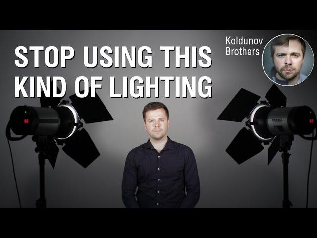 How to set up lighting for a video blog and studio shooting