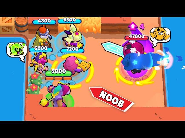 NOOB TEAMMATES vs OP BIBI'S HYPERCHARGE 1000% BROKEN  Brawl Stars 2024 Funny Moments, Fails ep.1509