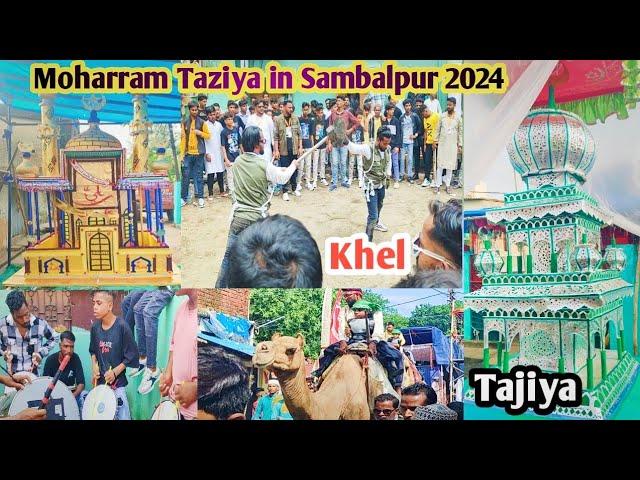 Moharram in Sambalpur 2024 || #muharram #allrounderazr #sambalpur | Rally & khel Tazia in sambalpur