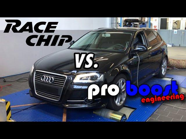 Tuningbox VS. Softwaretuning | pro boost Chiptuning | Audi A3 mit 300.000km