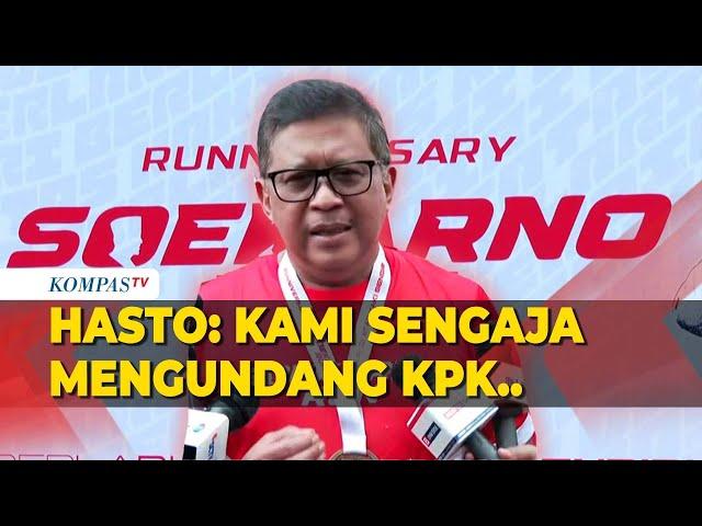 Hasto Undang 'KPK' di Acara Soekarno Run PDI Perjuangan