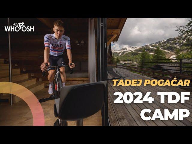 Tadej Pogacar TDF 2024 Camp | Train Like a Pro | MyWhoosh - Virtual Cycling Solution