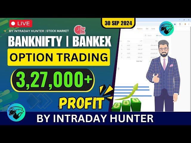 Live Intraday Trade | Bank nifty Option Trading by Intraday Hunter