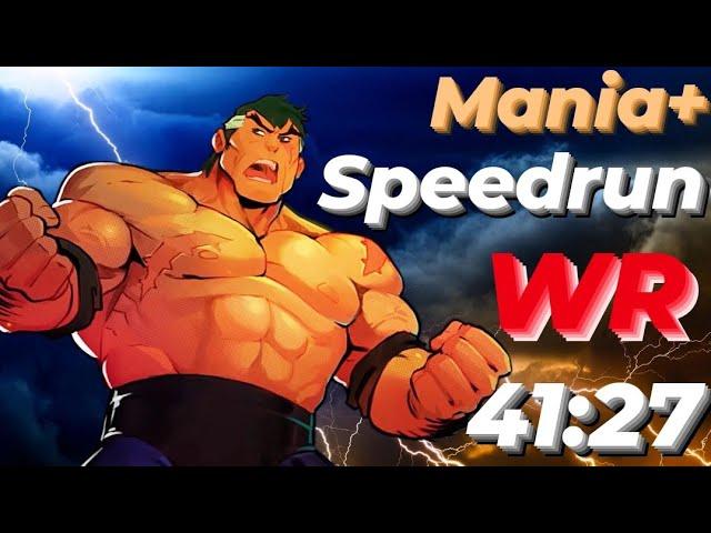 Streets Of Rage 4 Max Mania+ Speedrun World Record In 41:27 - V07