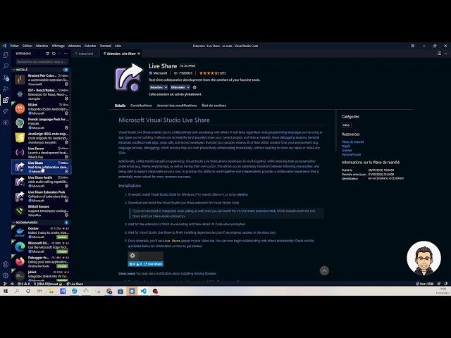Vs code et les extensions que j'utilise