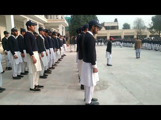 Pakistani school morning assembly | village high school | government school