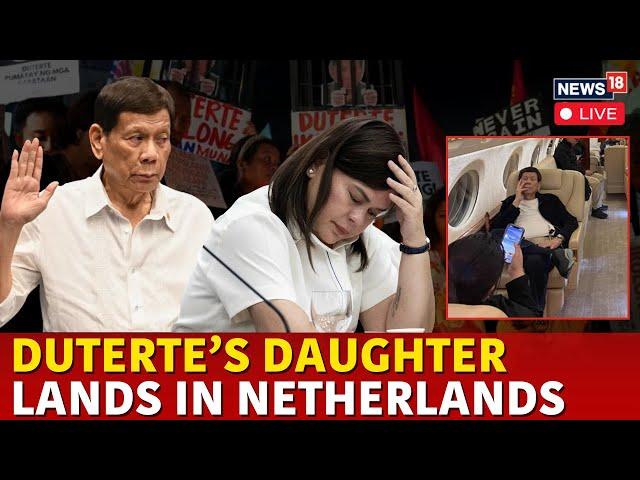 Sara Duterte Reaches Netherlands As Plane Carrying Rodrigo Duterte To ICC Heads To Rotterdam | N18G