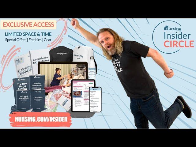 NURSING.com Insider Circle ⭕️ -Access all you need to conquer Nursing School and NCLEX