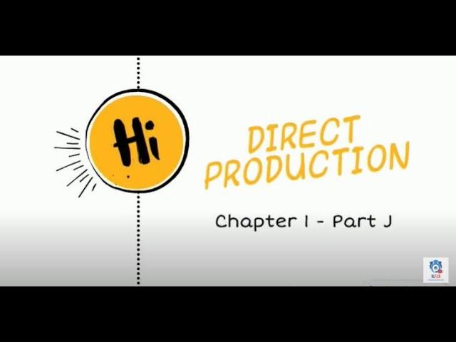 ALFLIX | AL Business Studies | Chapter 1 - Direct Production - Part J