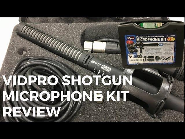 VidPro Shotgun Microphone Kit Review - XM-55 Shotgun Mic Review and Audio Sample