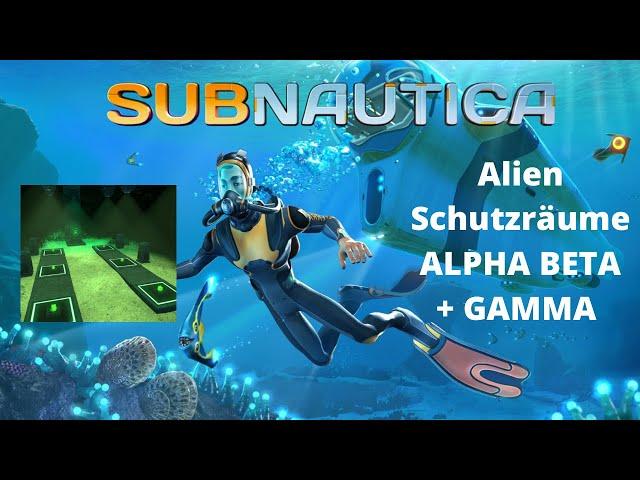 Subnautica - Alle Alien Schutzräume |  Heiligtum ALPHA BETA + GAMMA