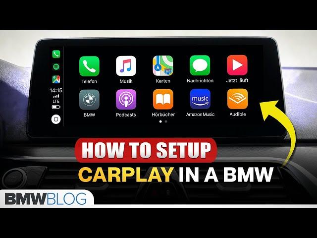 How to setup Apple CarPlay in my BMW