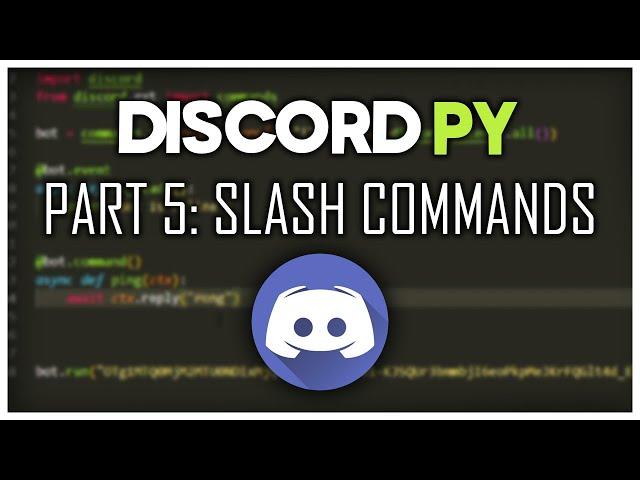 Making a Discord Bot | Part 5: Slash Commands | Discord.py 2.0