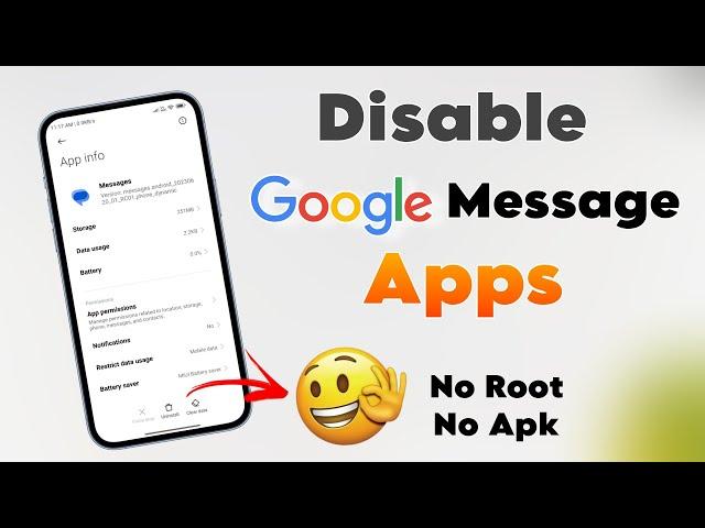 Disable All Google Apps In Miui 14 - Uninstall Google Message App  without root  Miui 14 Remove App