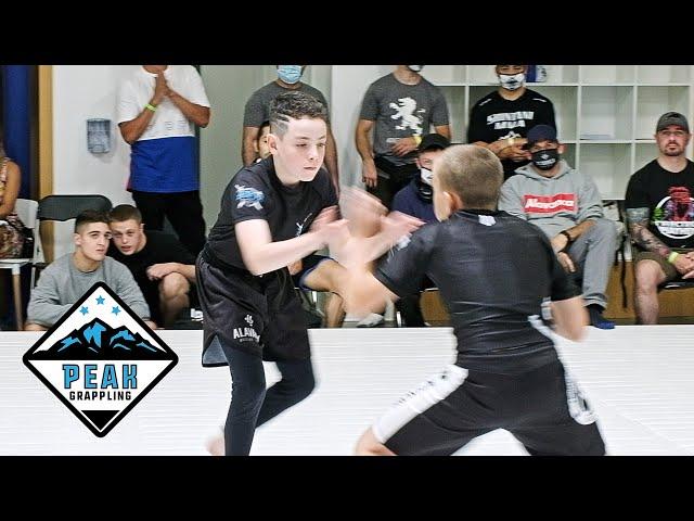 Kids BJJ Super-fight! | Risman VS Miller | Peak Grappling KUMITE 1