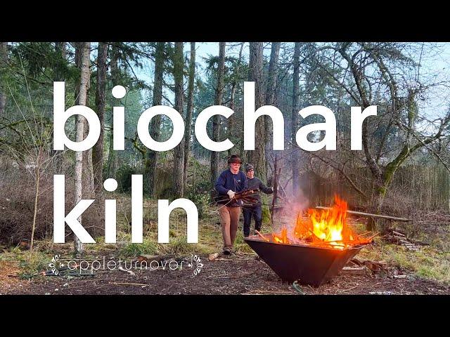 kiln fire biochar to transform branches into enriched carbon soil amendments for a healthy biosphere