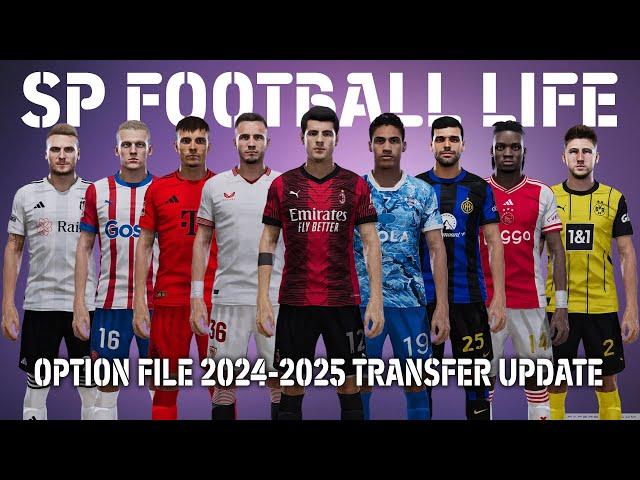 PES 2021 NEW SMOKE PATCH FOOTBALL LIFE OPTION FILE 2024-2025 TRANSFER UPDATE