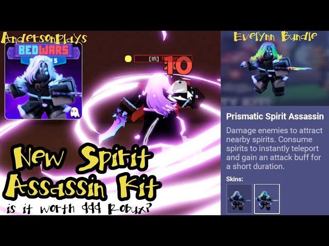 AndersonPlays Roblox BedWars  [NEW KIT + CREATIVE MODE!] Update - New Spirit Assassin Kit