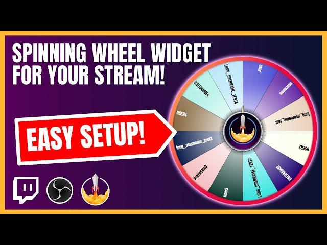 How to: Setup A Spinning Wheel For Your Stream!