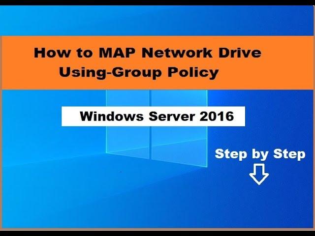 How to Map Network Drive using Group Policy | GPO Preferences