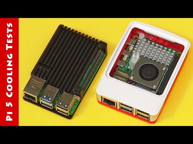 Raspberry Pi 5 Cooling: Official Case vs Geeek Pi Heatsink Case