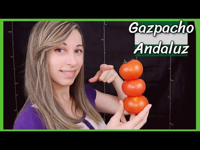  Cómo hacer Gazpacho Andaluz  Receta Rica y Tradicional . SusurrosdelSurr ASMR