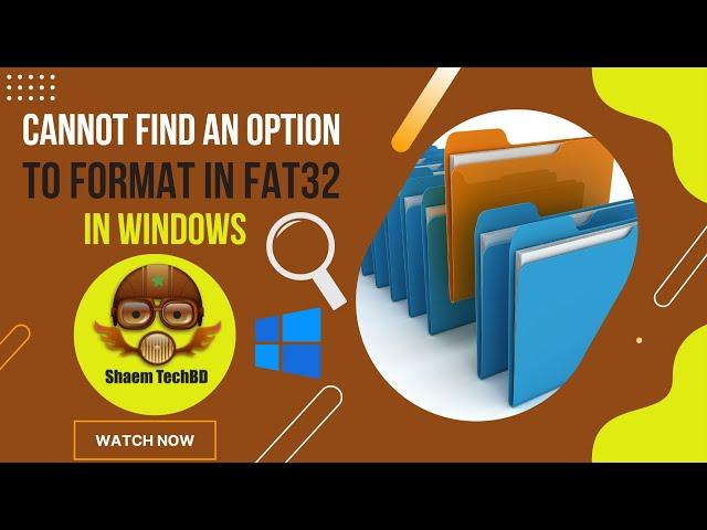 Cannot Find an Option to Format in FAT32 | FAT32 Format Not Showing FIX 2023