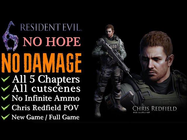 【RE6:Chris】NO DAMAGE/No Hope