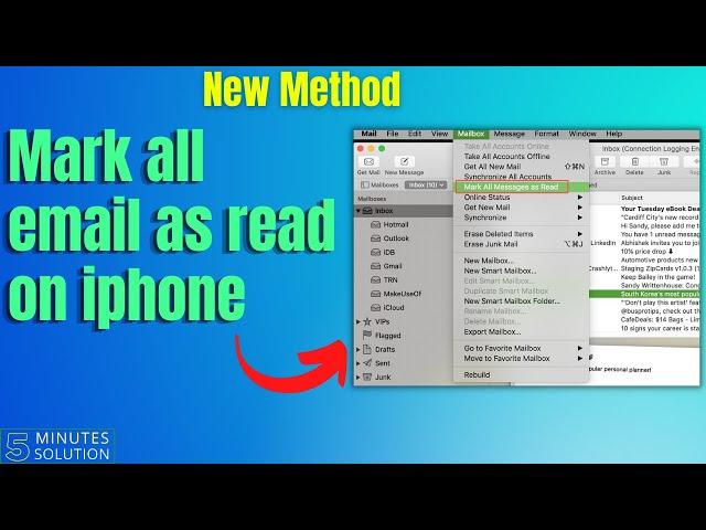 how to mark all email as read on iphone 2024 [EASY]