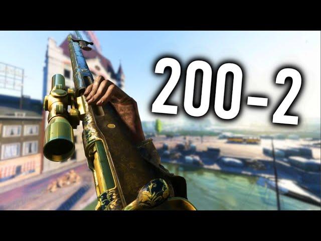 I Went 200-2 While ONLY using a SNIPER on Battlefield 5... (HIGH SNIPER KILL GAME!)