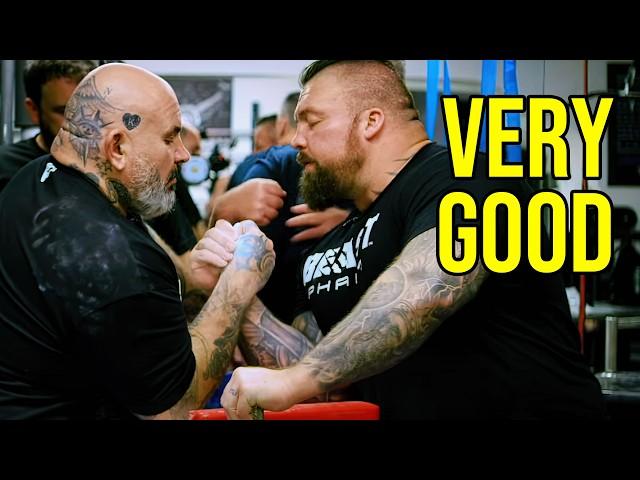 EDDIE HALL moves WELL- Arm wrestling Coach Reacts