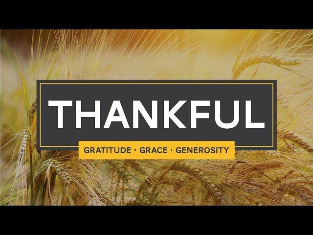 Thankful: Gratitude