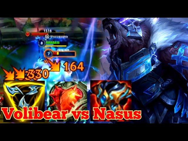 Volibear vs Nasus - Wild Rift 5.1 Baron Lane