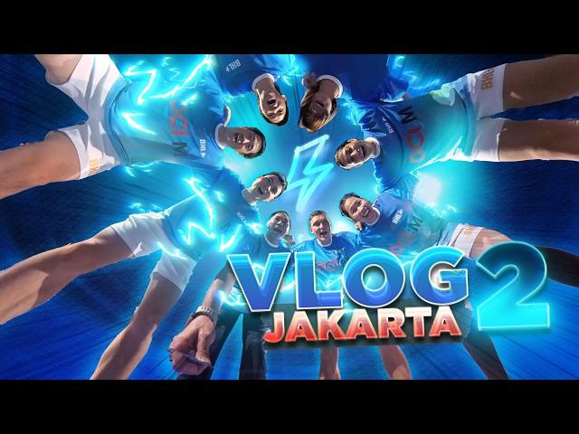 Viktor Axelsen: TEAM LIGHTNING at Badminton XL | Jakarta Vlog 2 Badminton Good Angle