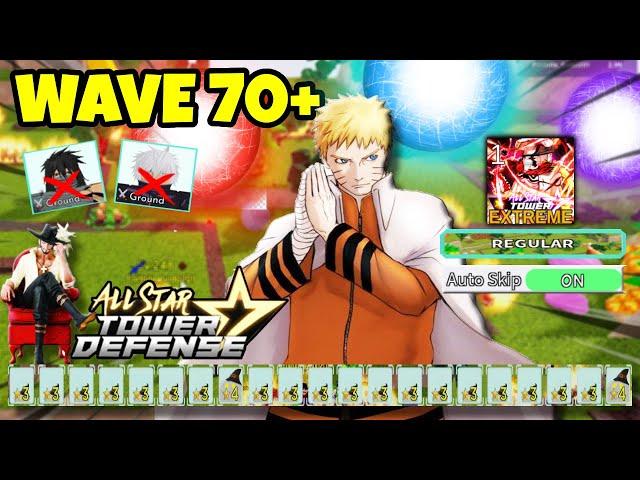 Level 150 ZARUTO (Adult) joins in Wave 70+ EXP Farm Extreme Infinite | All Star Tower Defense ROBLOX