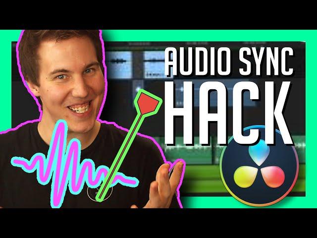 Sync Audio & Video - Easiest Way Ever in Resolve 17