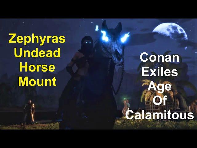 Zephyras Undead Horse Mount - Conan Exiles (Age Of Calamitous) Gameplay