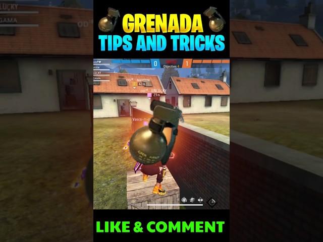 Grenade best tips and tricks in telugu #freefire #shorts