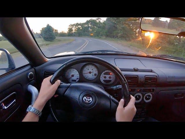 2003 Toyota MR-2 Spyder 6-Speed Manual - POV Sunset Drive & Owner Review