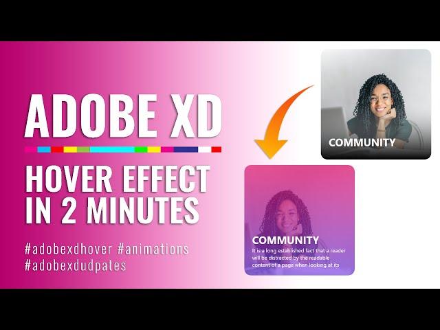 Adobe XD Hover Effect In 2 Minutes - Adobe XD Tutorial | Master Designs