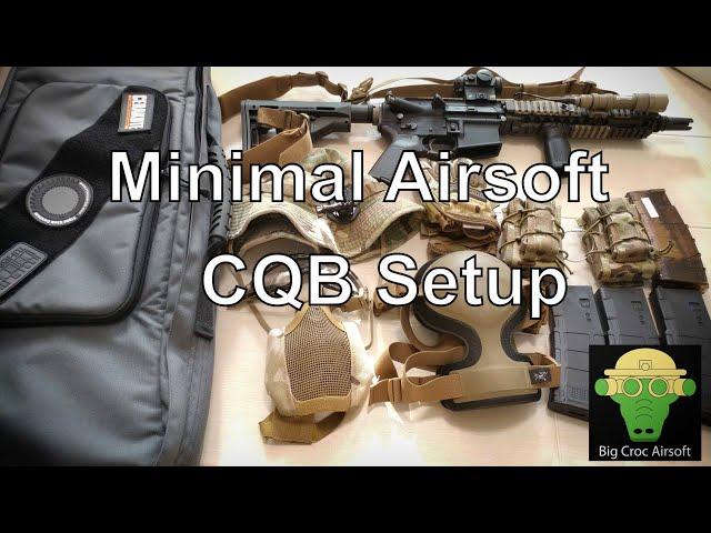 Miinimal CQB setup, lightweight CQB setup, Airsoft CQB Gear (ep 27)