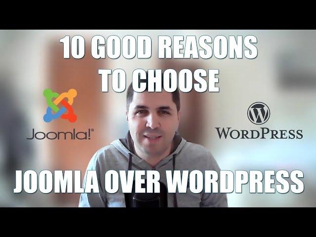 10 GOOD reasons to choose Joomla over WordPress for your next website.