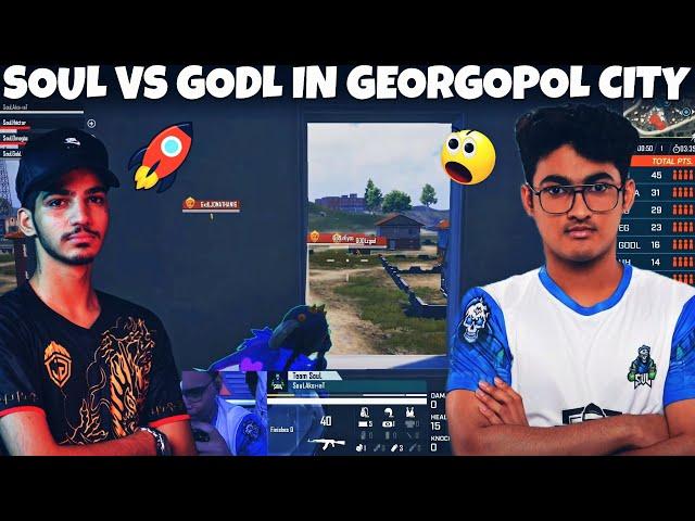 SOUL VS GODL DROP FIGHT IN GEORGOPOL CITY | SOULAKSHAT OP 1V2 GODL | SOULPANDA