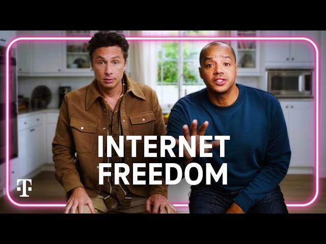 Donald Faison Helps Zach Braff Discover Internet Freedom | T-Mobile